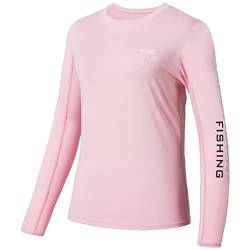 Bassdash Damen UPF 50+ UV Sonnenschutz T-Shirt Langarm Angeln Wandern Outdoor von Bassdash