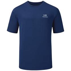 Bassdash Herren T-Shirts Kurzarm UPF 50+ Angelshirts Performance UV-Sonnenschutz Wandern Atmungsaktives Schnelltrocknendes von Bassdash