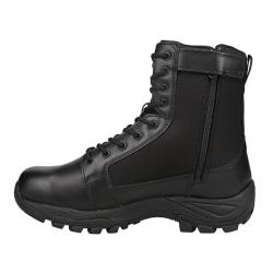 Bates Mens Fuse Mid Zip 8 Inch Waterproof Work Work Safety Shoes Casual - Black - Size 10 M von Bates