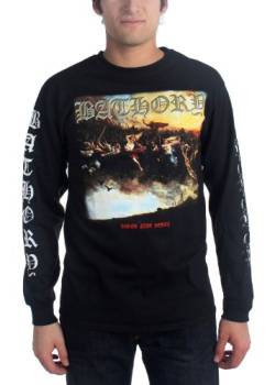 BATHORY - Bathory - Männer Blut Fire Death Langarm Shirt, Medium, As Shown von Bathory