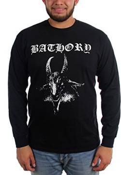 BATHORY - Bathory - Männer Weiß Ziegen-T-Shirt, Medium, Black von Bathory