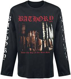 Bathory Under The Sign Männer Langarmshirt schwarz M 100% Baumwolle Band-Merch, Bands von Bathory