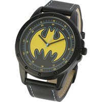 Batman - DC Comics Armbanduhren - Logo - für Männer - schwarz/gelb  - Lizenzierter Fanartikel von Batman