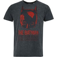 Batman - DC Comics T-Shirt - The Batman - Mask - S bis XXL - für Männer - Größe S - schwarz  - Lizenzierter Fanartikel von Batman