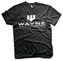 Batman Offizielles Lizenzprodukt Wayne Industries Logo Herren T-Shirt (Schwarz), XX-Large von Batman