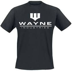 Batman Wayne Industries Männer T-Shirt schwarz XXL von Batman