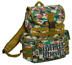 Battle Royale Gaming-Lunch-Tasche für Kinder, Camouflage, Schulanfang, Reisen, isolierte Lunchbox mit Getränkehalter, Jungen-Gamer, Lunchbag, Rucksack, Einheitsgröße, Rucksack von Battle Royale