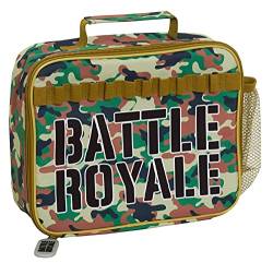 Battle Royale Offizieller Rucksack für Schulanfang, Jungen, groß, Camouflage-Rucksack, Camping, Pfadfinder/Jungendliche, Kinder, Reisen, Schulanfang, Gaming-Tasche mit Flaschenhaltern, Gamer Satchel von Battle Royale