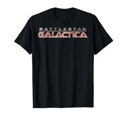 Battlestar Galactica Red Title Logo T-Shirt von Battlestar Galactica
