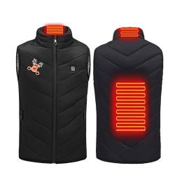 Battnot Beheizbare Weste Kinder Wärmeweste USB Elektrische Beheizte Jacke Junge Mädchen Beheizte Weste Heizung Steppweste Winter Warme Weste Heizweste für Outdoor Camping Wanderung Wärmende Gilet von Battnot