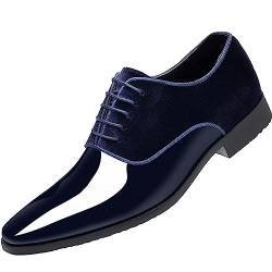 Battnot Business Schuhe Herren Anzugschuhe Lederschuhe Schnürhalbschuhe Herrenschuh Schwarz Business Schuhe Leder Schnürhalbschuhe Klassischer Derby Oxford Hochzeit Schuhe von Battnot