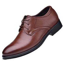 Business Schuhe Herren Anzugschuhe Klassischer Business Lederschuhe Derby Oxfords Hochzeit Schuhe Anzugschuhe Herren Schnürschuhe Klassischer Business Derby Formell Business Casual Schuhe von Battnot