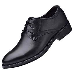 Business Schuhe Herren Anzugschuhe Klassischer Business Lederschuhe Derby Oxfords Hochzeit Schuhe Anzugschuhe Herren Schnürschuhe Klassischer Business Derby Formell Business Casual Schuhe von Battnot