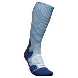 Bauerfeind Sports - Women's Outdoor Merino Compression Socks - Kompressionssocken Gr 43-46 - S: 32-36 cm blau/grau von Bauerfeind Sports