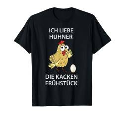 Bauern T-Shirt Landwirt Bauern Huhn Henne Hahn Hühner T-Shirt von Bauern Shop IBK