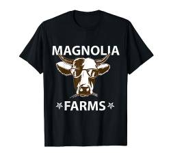 Magnolia Farms Shirt für Damen und Herren Kuh Kühe Magnolia T-Shirt von Bauern Shop IBK