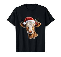 Weihnachts Kuh Bauern & Landwirt Weihnachten Geschenk T-Shirt von Bauern Shop IBK