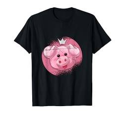 Prinzessin Geschenk Bauernhof Tier Schweine T-Shirt von Bauernhof Schwein Tiermotiv