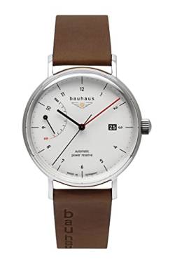 Bauhaus Herren Bauhaus Herrenuhr Automatik 2160 mit Gangreserveanzeige und Lederarmband von Bauhaus