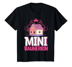 Kinder Bauherren Hausbau Mini Bauherrin 2024 T-Shirt von Bauherren 2024 Bauherr Geschenk