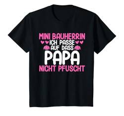 Kinder Bauherren Hausbau Papa Nicht Pfuscht Mini Bauherrin 2024 T-Shirt von Bauherren 2024 Bauherr Geschenk