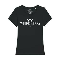 Bavariashop Bayerisches Damen T-Shirt Wuide Henna - L - schwarz von Bavariashop