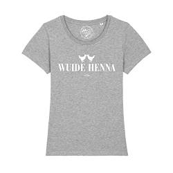 Bavariashop Bayerisches Damen T-Shirt Wuide Henna - S - grau meliert von Bavariashop