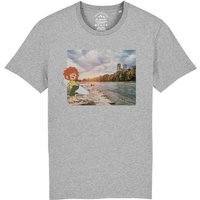 Bavariashop T-Shirt ®Pumuckl Herren T-Shirt "Surfer-Kobold von Bavariashop