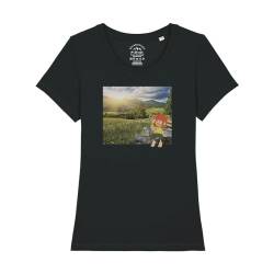 PUMUCKL Damen T-Shirt Berg-Kobold - L - schwarz von Bavariashop