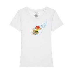 PUMUCKL Damen T-Shirt Winter-Kobold - XXL - weiß von Bavariashop