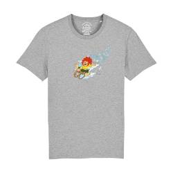 PUMUCKL Herren T-Shirt Winter-Kobold - XXL - grau meliert von Bavariashop