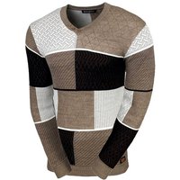 Baxboy Strickpullover Baxboy Herren Pullover V-Neck Strick-Pullover Rundkragen BB-52301 von Baxboy