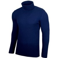 Baxboy Strickpullover Baxboy Herren Slim fit Freizeit Feinstrick Rollkragenpullover von Baxboy