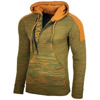 Baxboy Strickpullover Baxboy Herren Strick Pullover Kapuzenpullover Reißverschluss B_290 von Baxboy