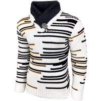 Baxboy Strickpullover Baxboy Herren Winter Kapuzenpullover Reißverschluss Jacke von Baxboy