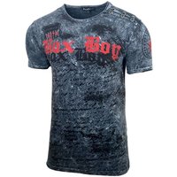 Baxboy T-Shirt Baxboy Batik style Herren T-Shirt mit Front Logo Print von Baxboy