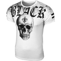 Baxboy T-Shirt Baxboy Herren Rundhals Strass Steinen T-Shirt mit Motiv Design von Baxboy