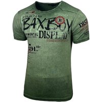 Baxboy T-Shirt Baxboy Moderner Männer Kurzarm Verwaschen Used Look TShirt B-147 von Baxboy