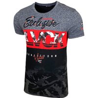 Baxboy T-Shirt Baxboy T-Shirt »EXCLUSIVE BLACK« mit sportiven Prints & Stickerei von Baxboy