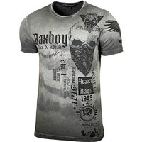 Baxboy T-Shirt Baxboy T-Shirt Rundhalsshirt mit Markenprint von Baxboy