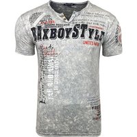 Baxboy T-Shirt Baxboy T-Shirt »VINTAGE« mit trendigem Markenprint von Baxboy