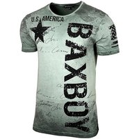 Baxboy T-Shirt Baxboy T-Shirt mit großen Schriftzugprints von Baxboy