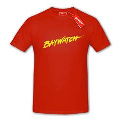 Baywatch® Rot Baumwolle T-Shirt XL von Baywatch