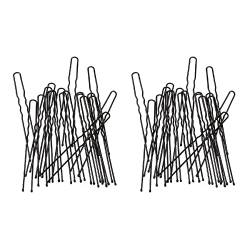 Bcowtte 40 Stück 7 cm Lange Schwarze Metall-DIY-Haarknoten-Stifte für Frauen von Bcowtte
