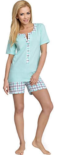 Be Mammy Damen Schlafanzug Stillpyjama J5ST3N2 (Minze, XL) von Be Mammy