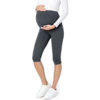 Be Mammy Umstandsleggings 3/4 Umstandsleggings aus Baumwolle BE20-229 (1-tlg) elastischer Bund von Be Mammy