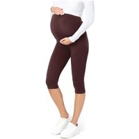 Be Mammy Umstandsleggings 3/4 Umstandhose BE20-229 (1-tlg) aus Baumwolle von Be Mammy