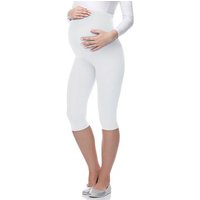 Be Mammy Umstandsleggings Damen 3/4 Capri Leggings Schwangerschafts Hosen BE-03 (1-tlg) blickdicht, aus Viskose von Be Mammy