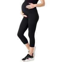 Be Mammy Umstandsleggings Damen 3/4 Umstandsleggings aus Bio-Baumwolle BE20-284 (1-tlg) elastischer Bund von Be Mammy