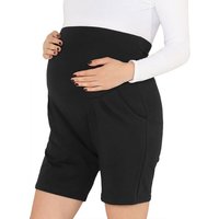 Be Mammy Umstandsleggings Damen Umstandshorts BE20-234 (1-tlg) elastischer Bund von Be Mammy